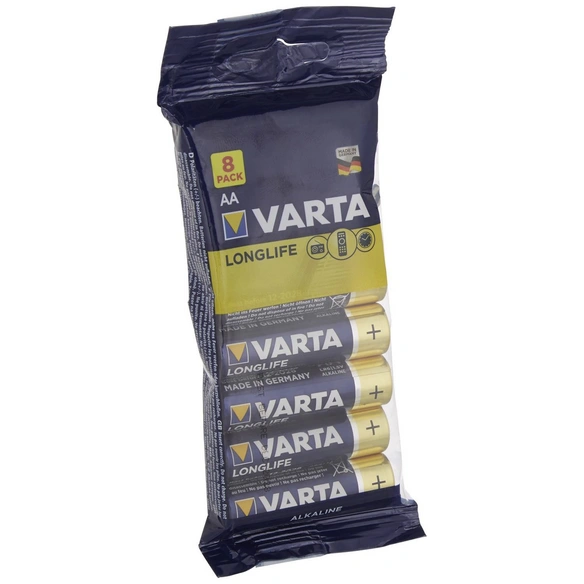Batterie, LONGLIFE, AA Mignon, 1,5 V, 8 Stück