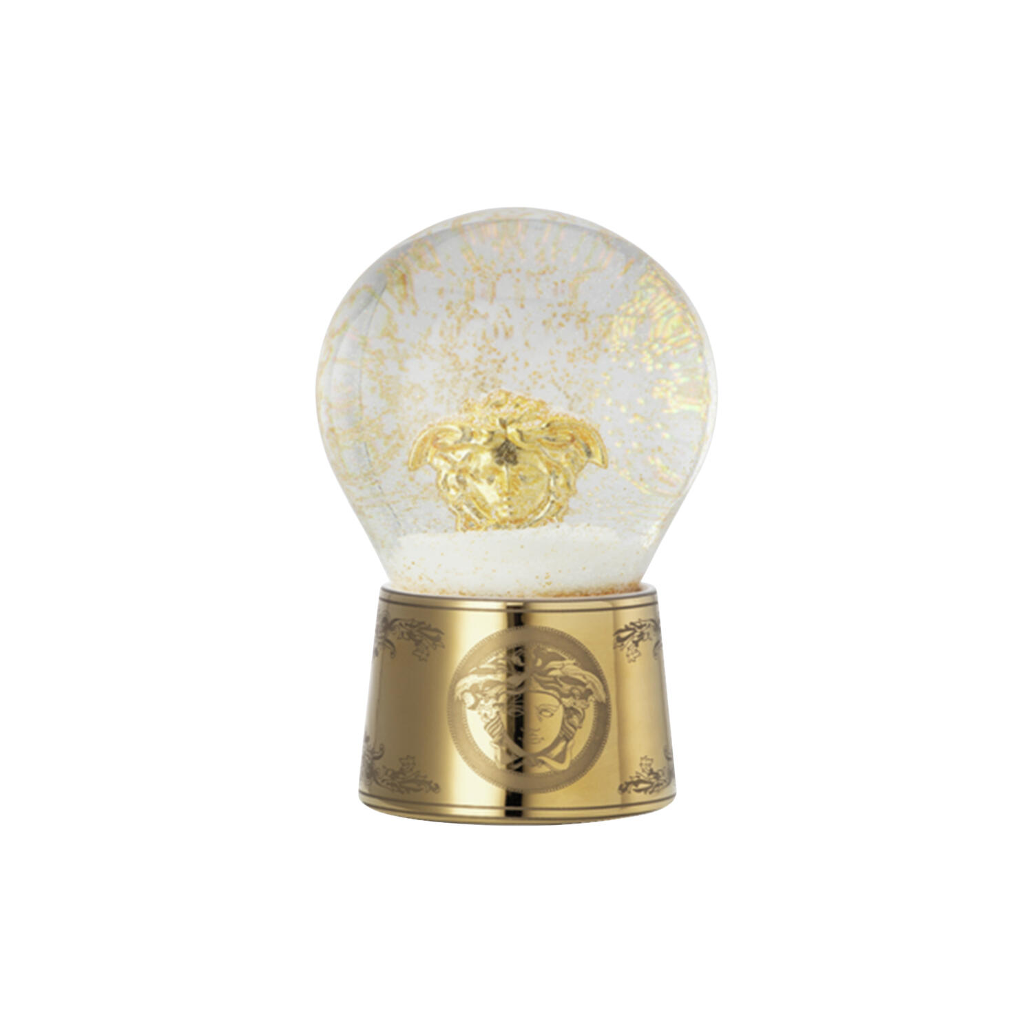 Golden Medusa Snow Globe