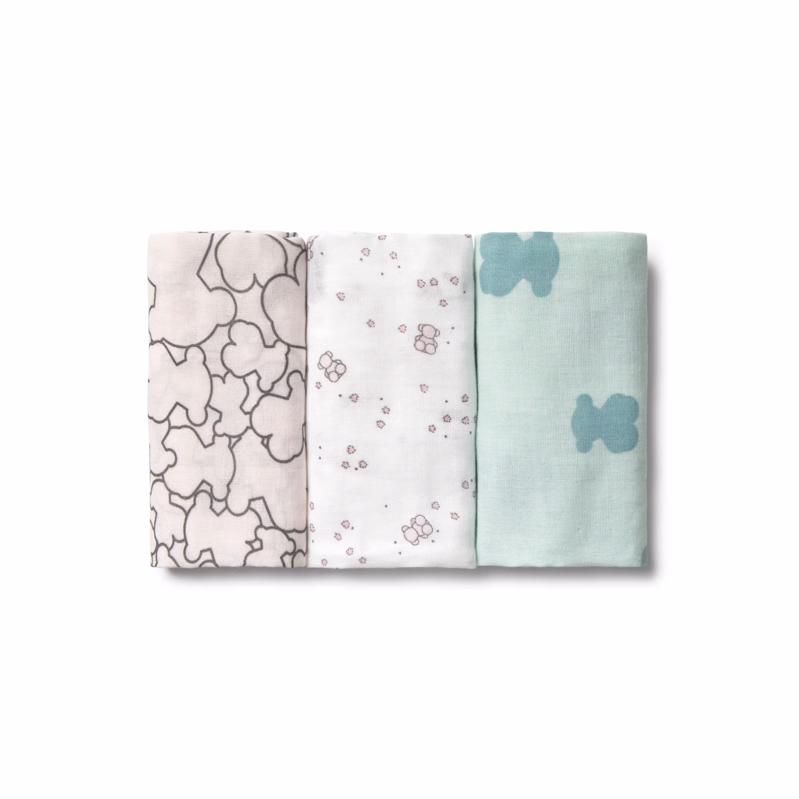 Muselina pack de 3 MMuse rosa