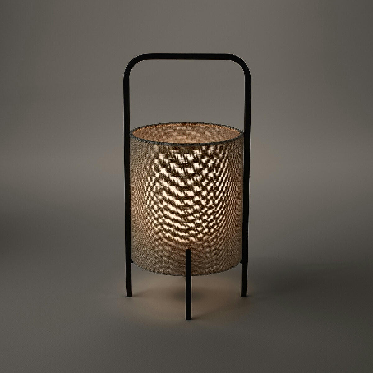Lampe nomade métal et lin, Kantai
