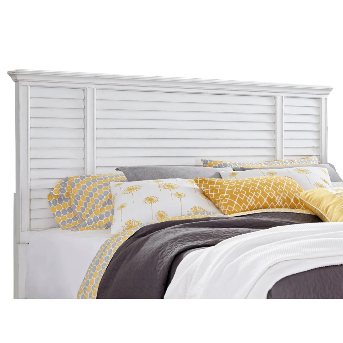 Cane Bay Louvered Headboard by Palmetto Home