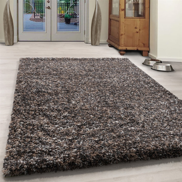 Dywan shaggy Enjoy brązowy multikolor 60 cm x 110 cm