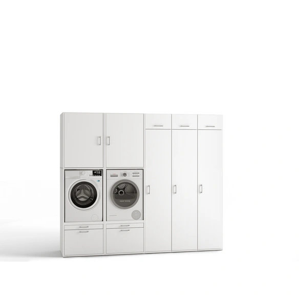 Waschmaschinenschrank, BxHxT: 314 x 233 x 65,4 cm