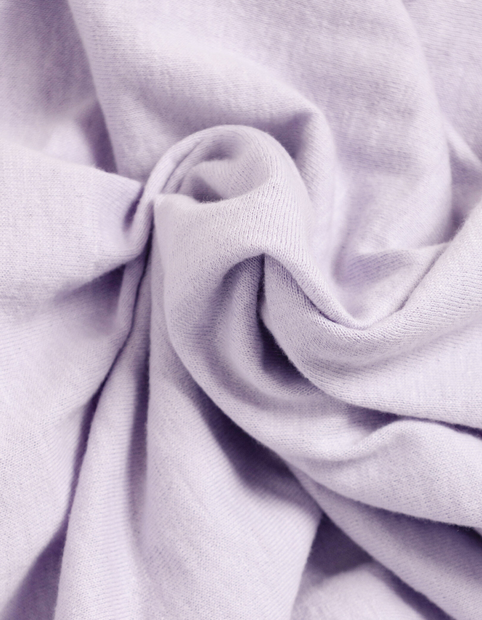 Polo manches courtes lilas maille flammée Homme