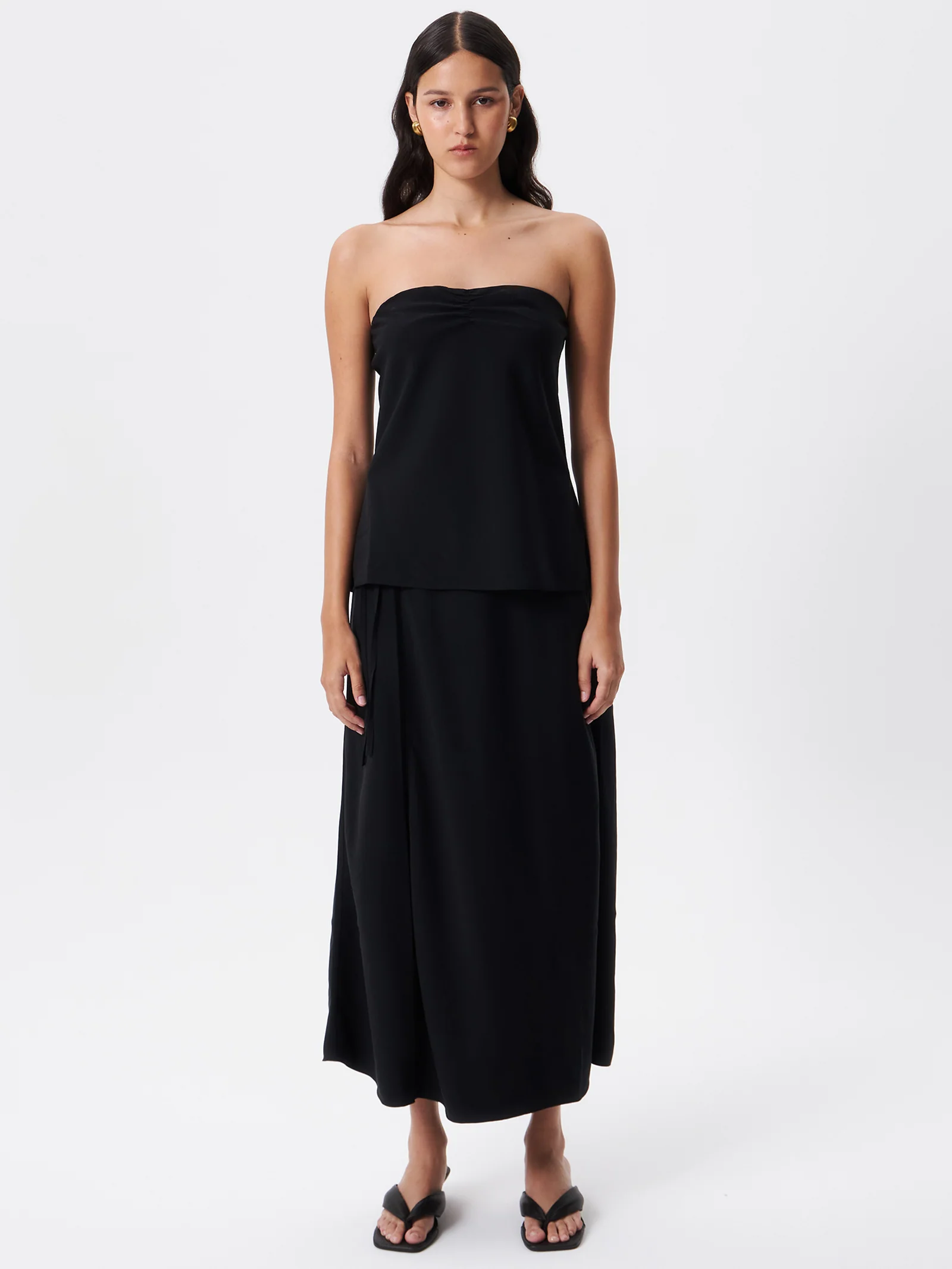 Meg Wrap Midi Skirt