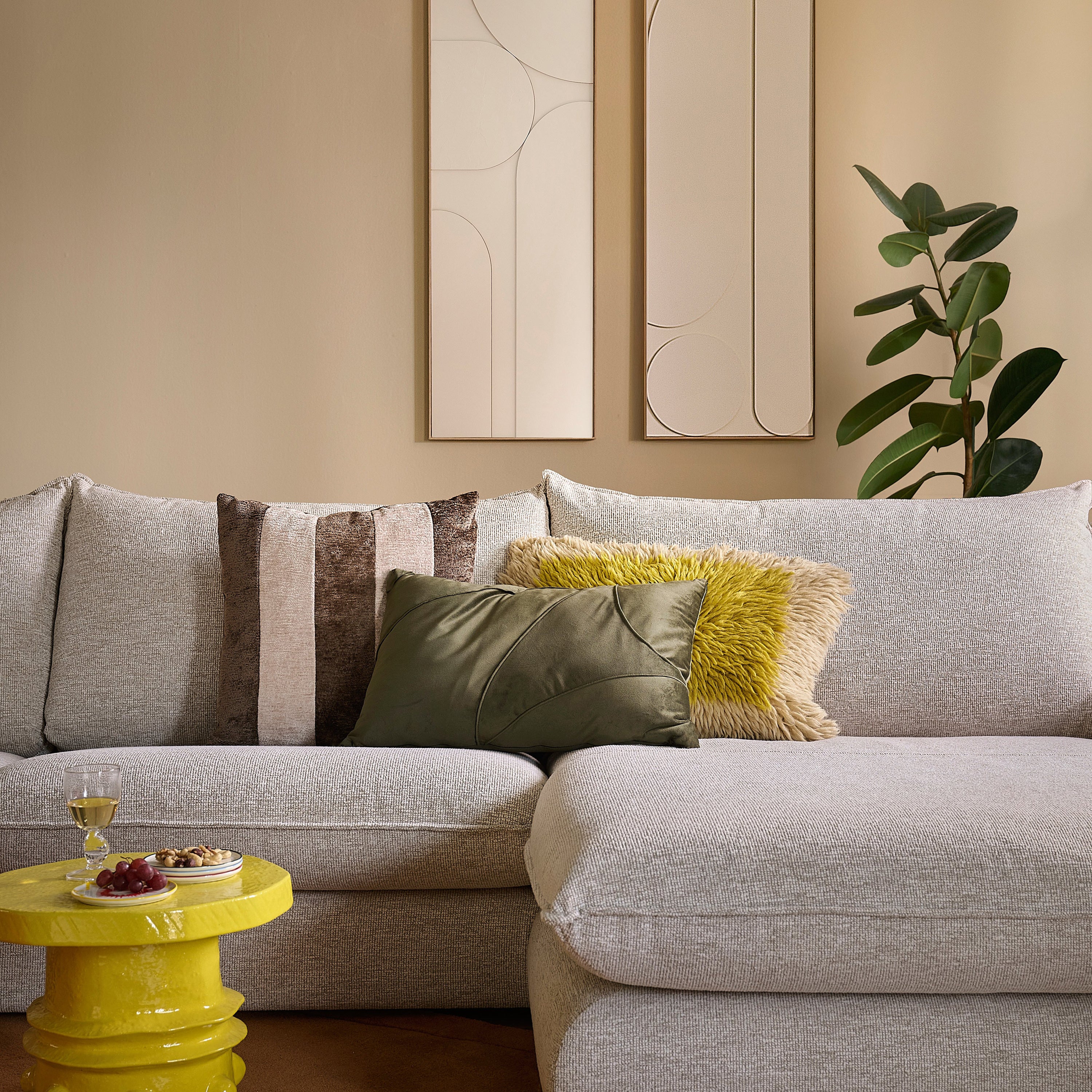 by fonQ Slice Sierkussen - Groen