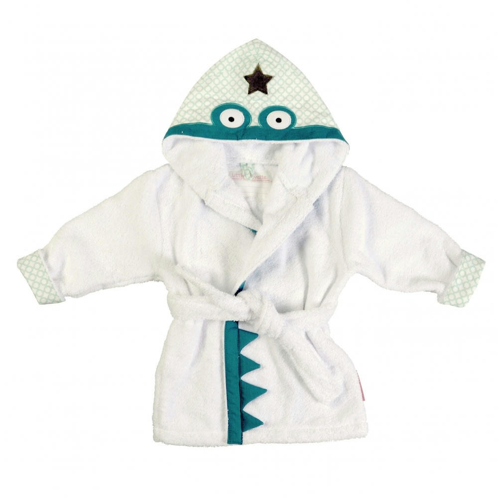 CROCODILE - Peignoir enfant coton bio* 4-5 ans