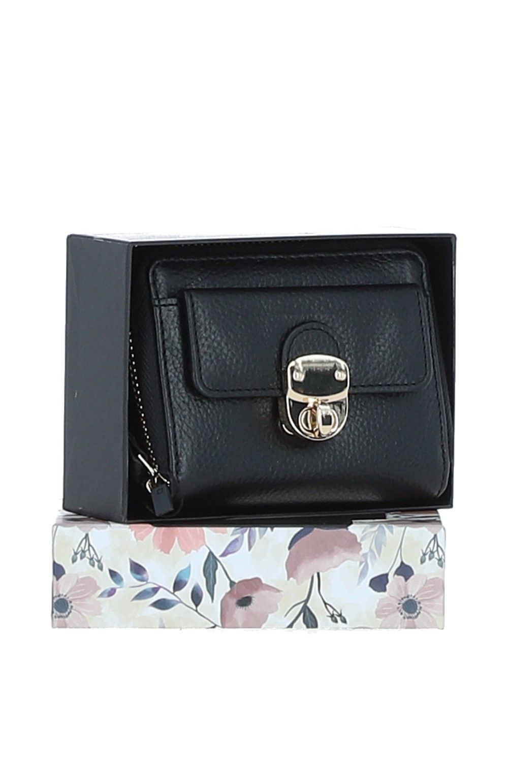 Ashwood Leather Stylish Compact Ladies Purse with RFID Protection