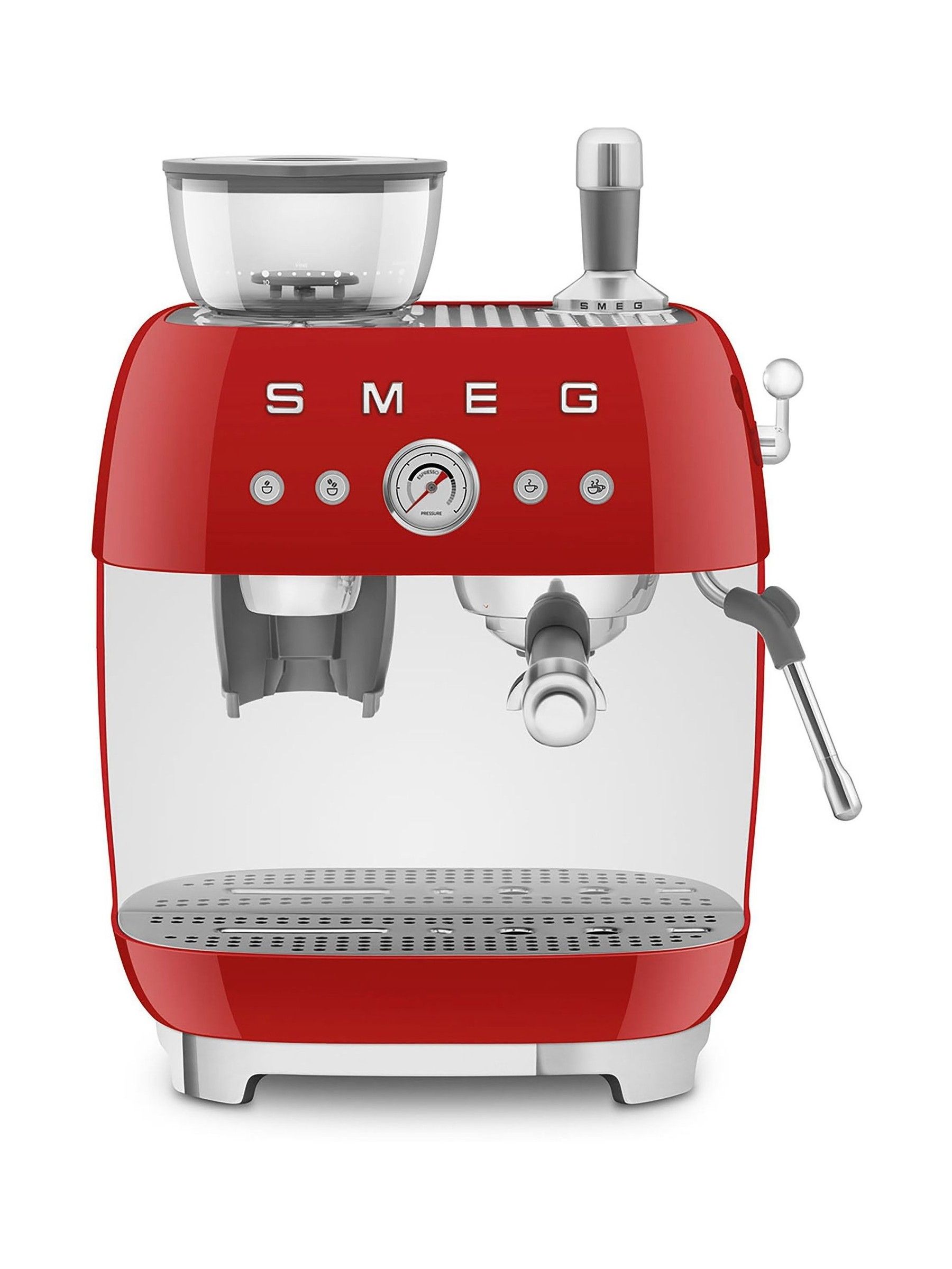 Smeg Red Espresso Coffee Machine