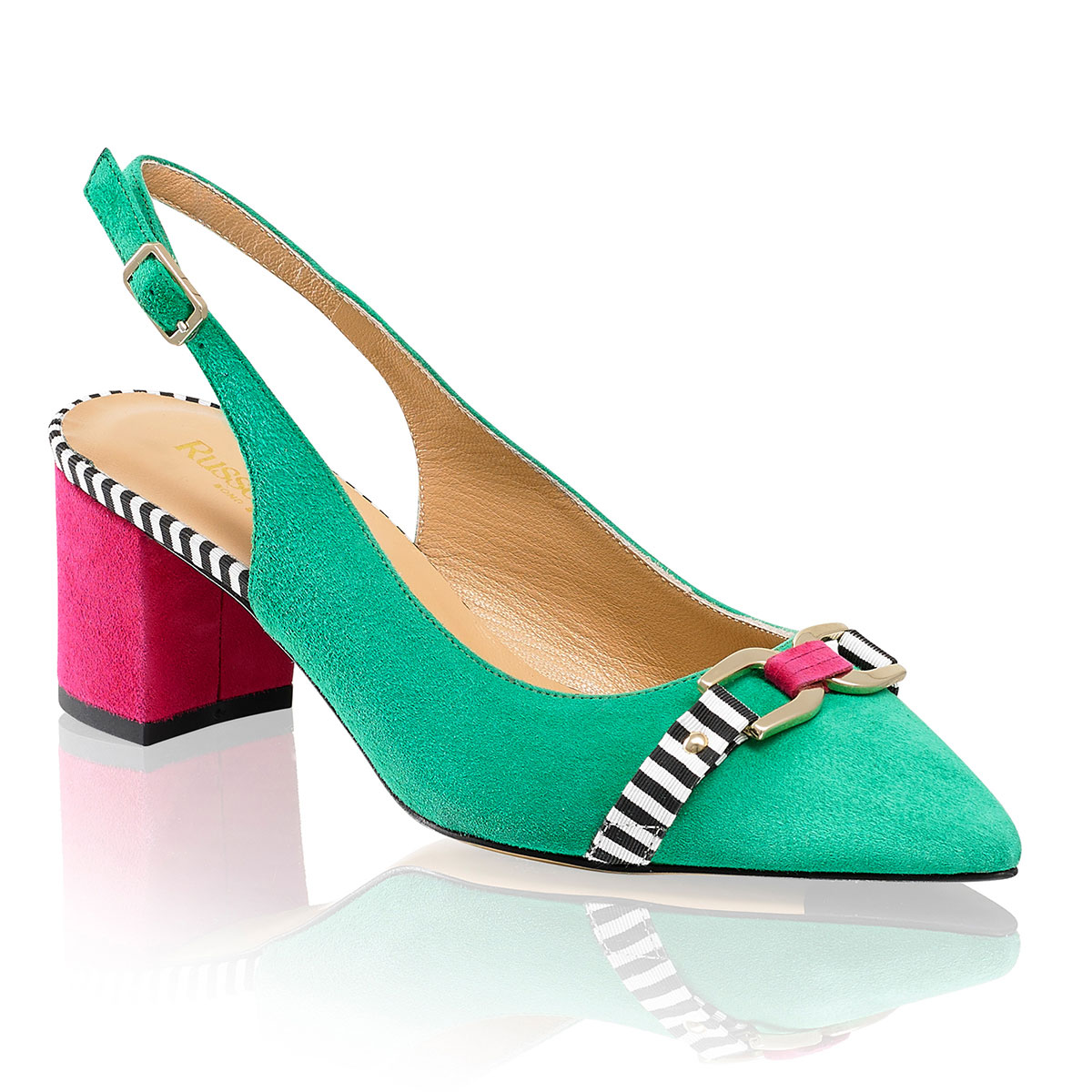 Russell & Bromley LINK UP Snaffle Trim Slingback