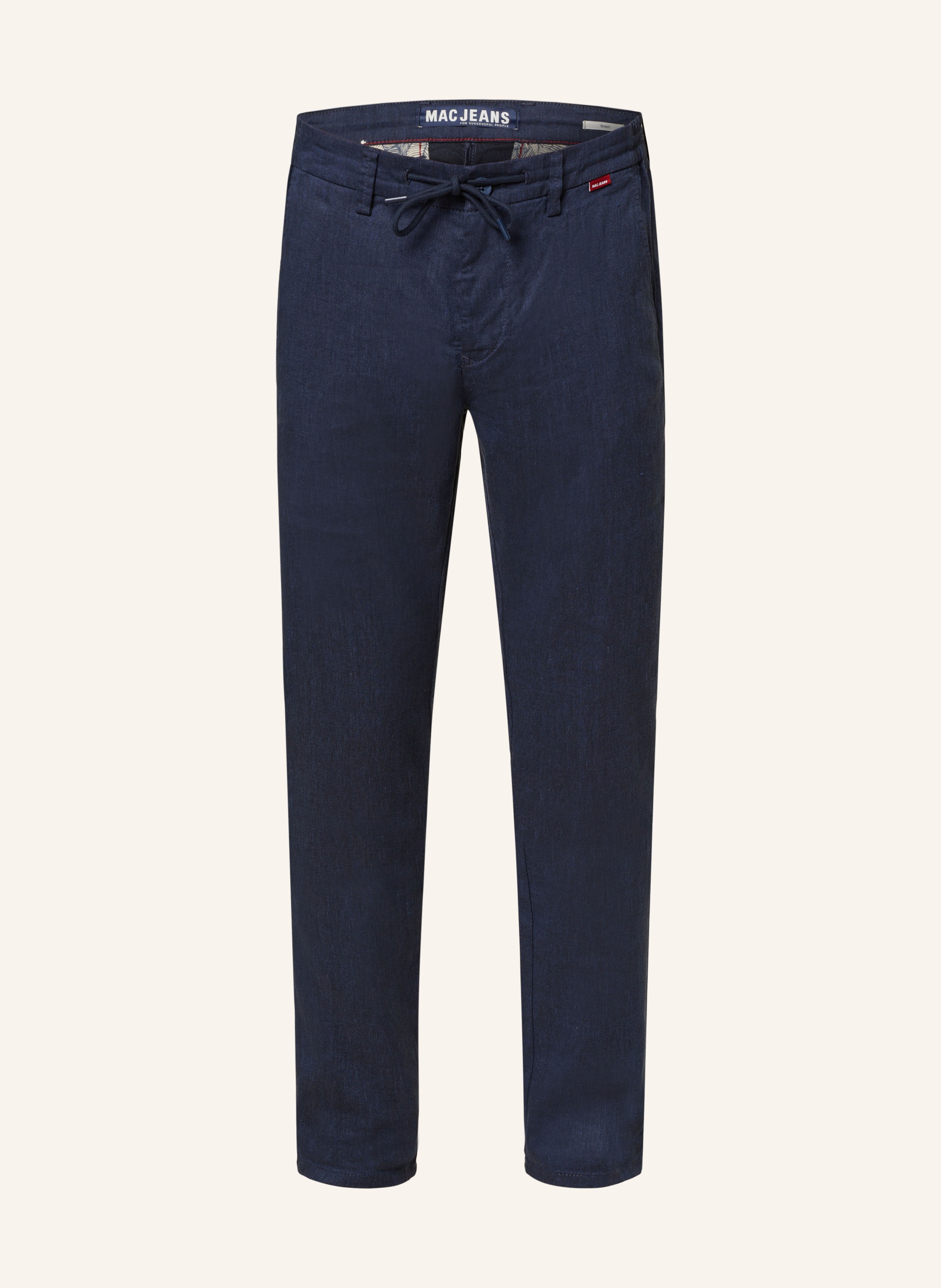 MAC Hose LENNOX im Jogging-Stil Modern Fit mit Leinen