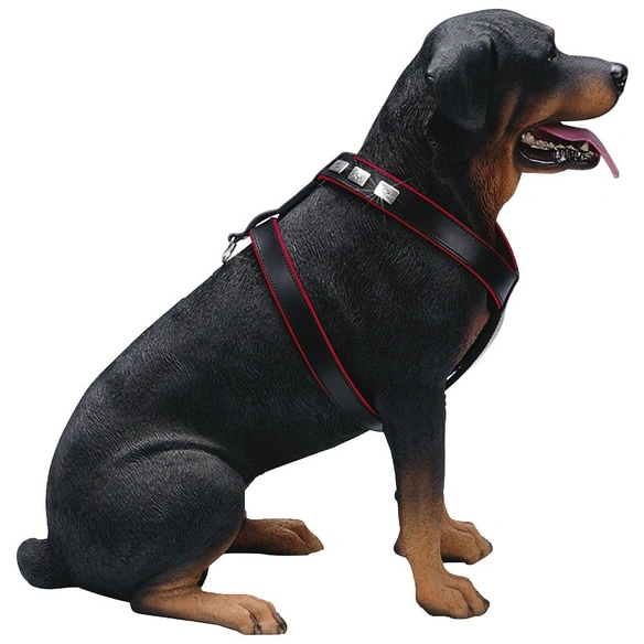 Hunde-Geschirr »Modern Art«, Größe: 65-75 cm, Rindsleder, schwarz