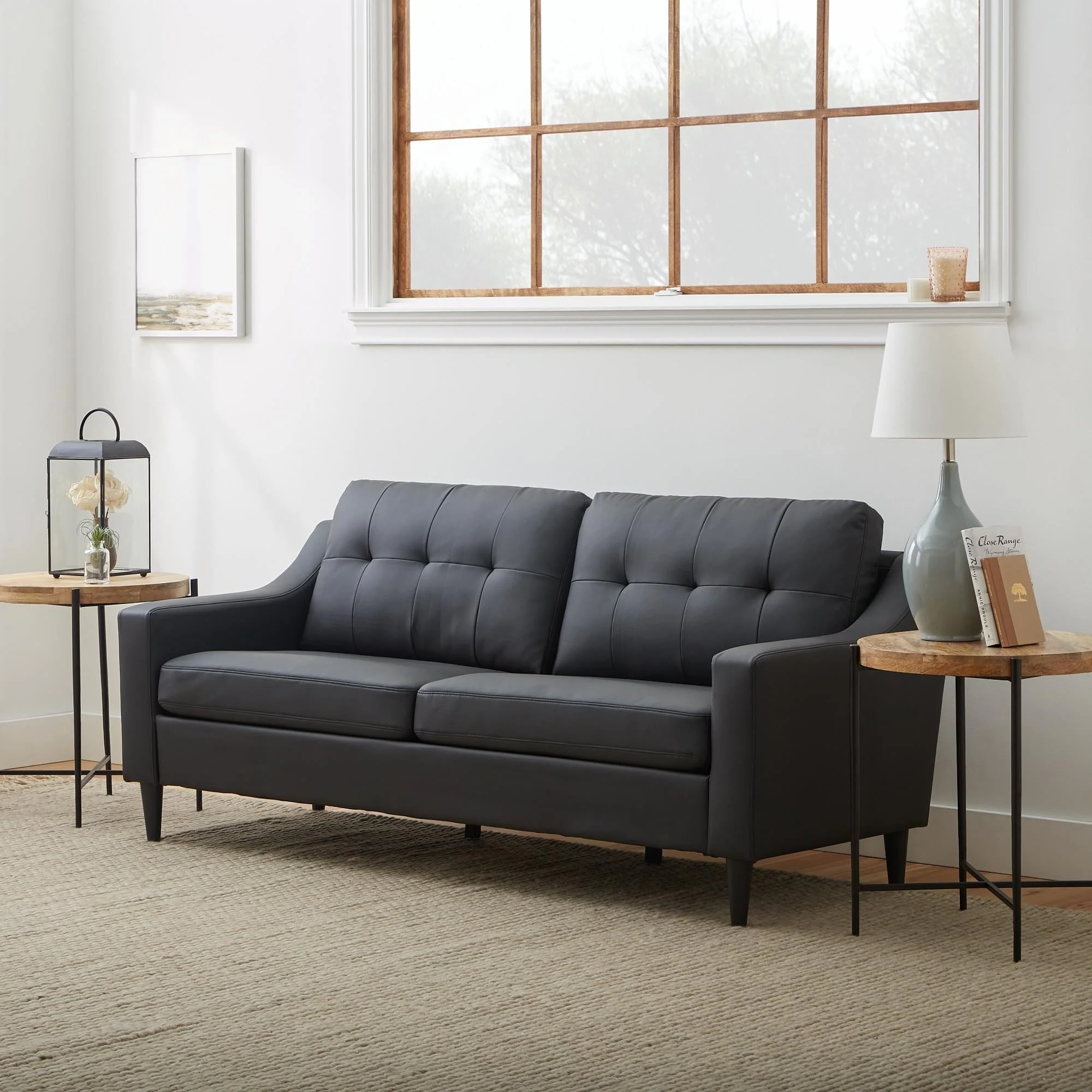 Brookside Ellen 75 Upholstered Scooped Arm Sofa