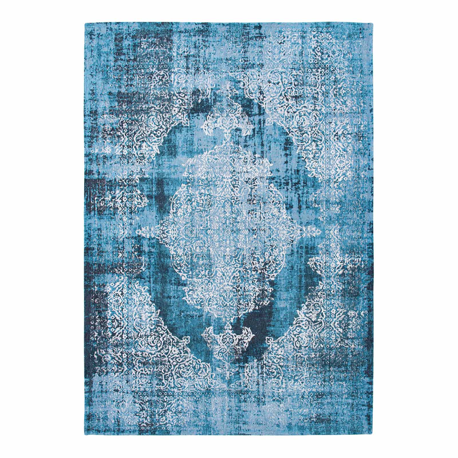 Louis De Poortere vloerkleed Storm - blauw - 80x150cm