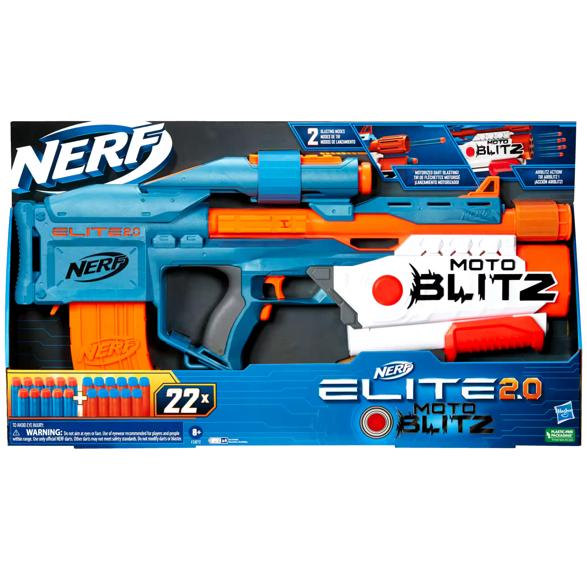 NERF Elite Motoblitz CS-10, Ages 8+
