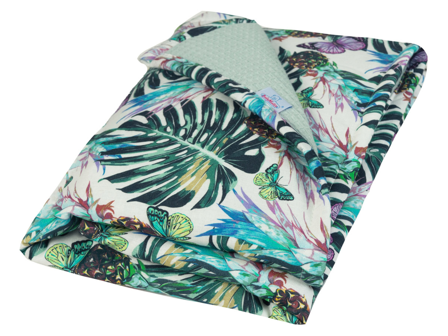 Kocyk dwustronny Prestige Jungle 75x100 cm zielony
