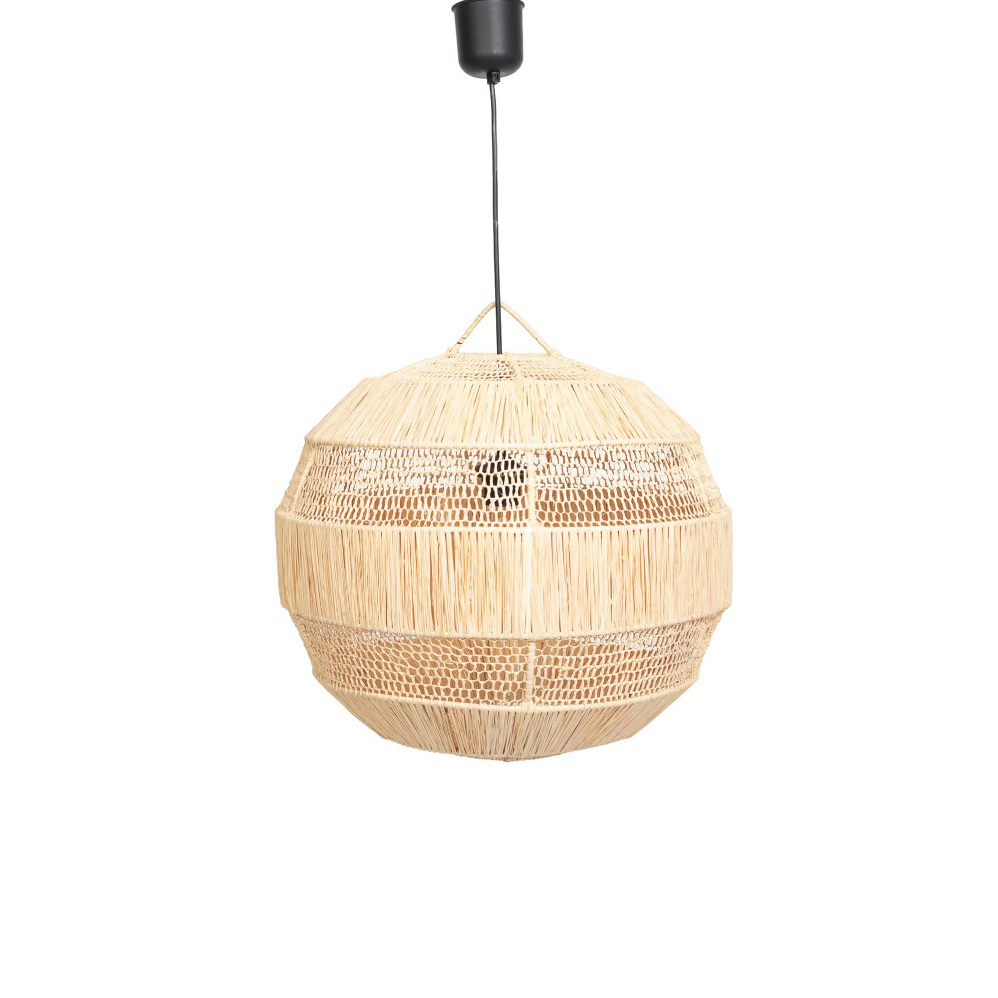 GLOBE - Suspension en raphia D45