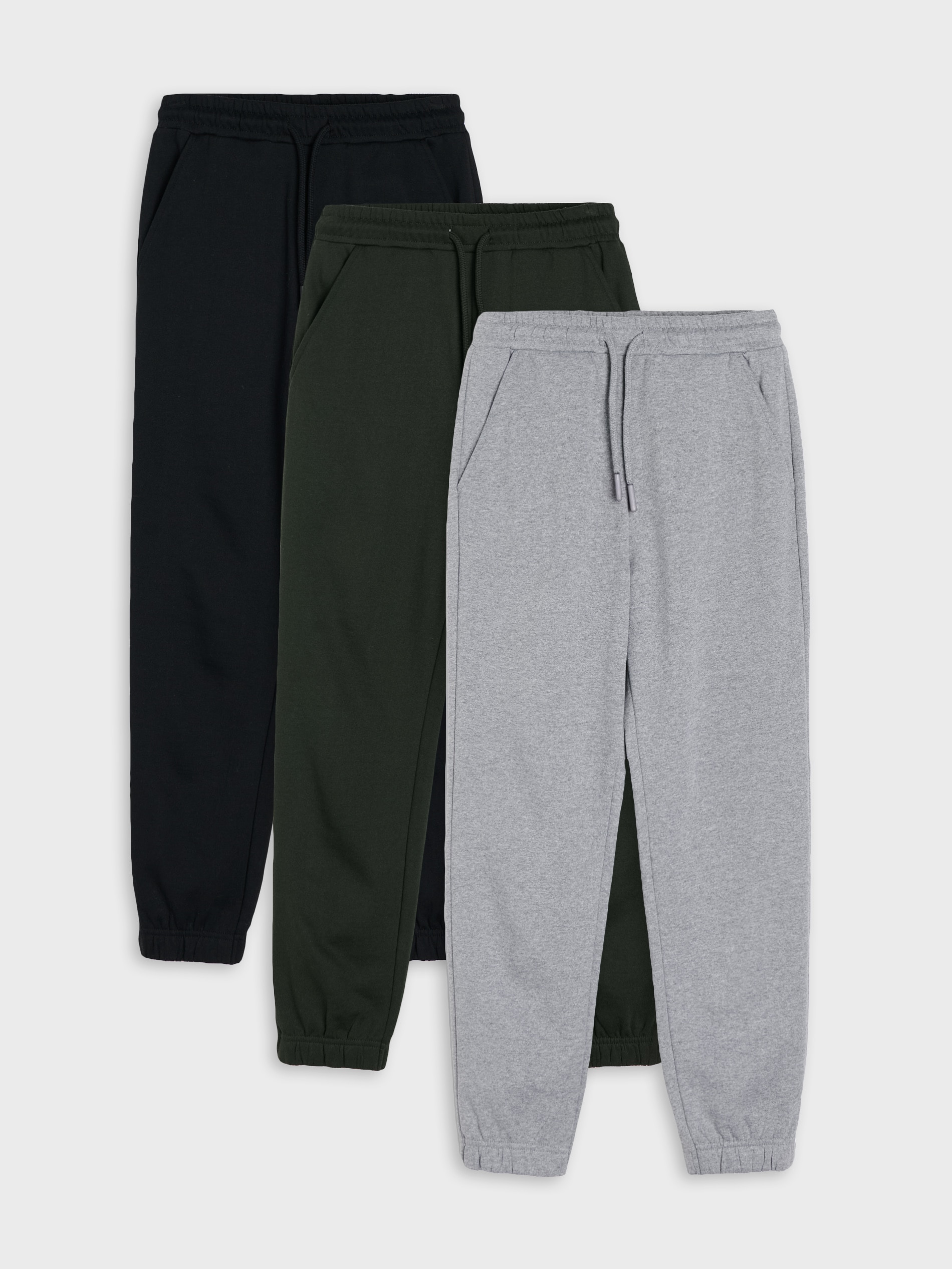 Spodnie dresowe jogger 3 pack