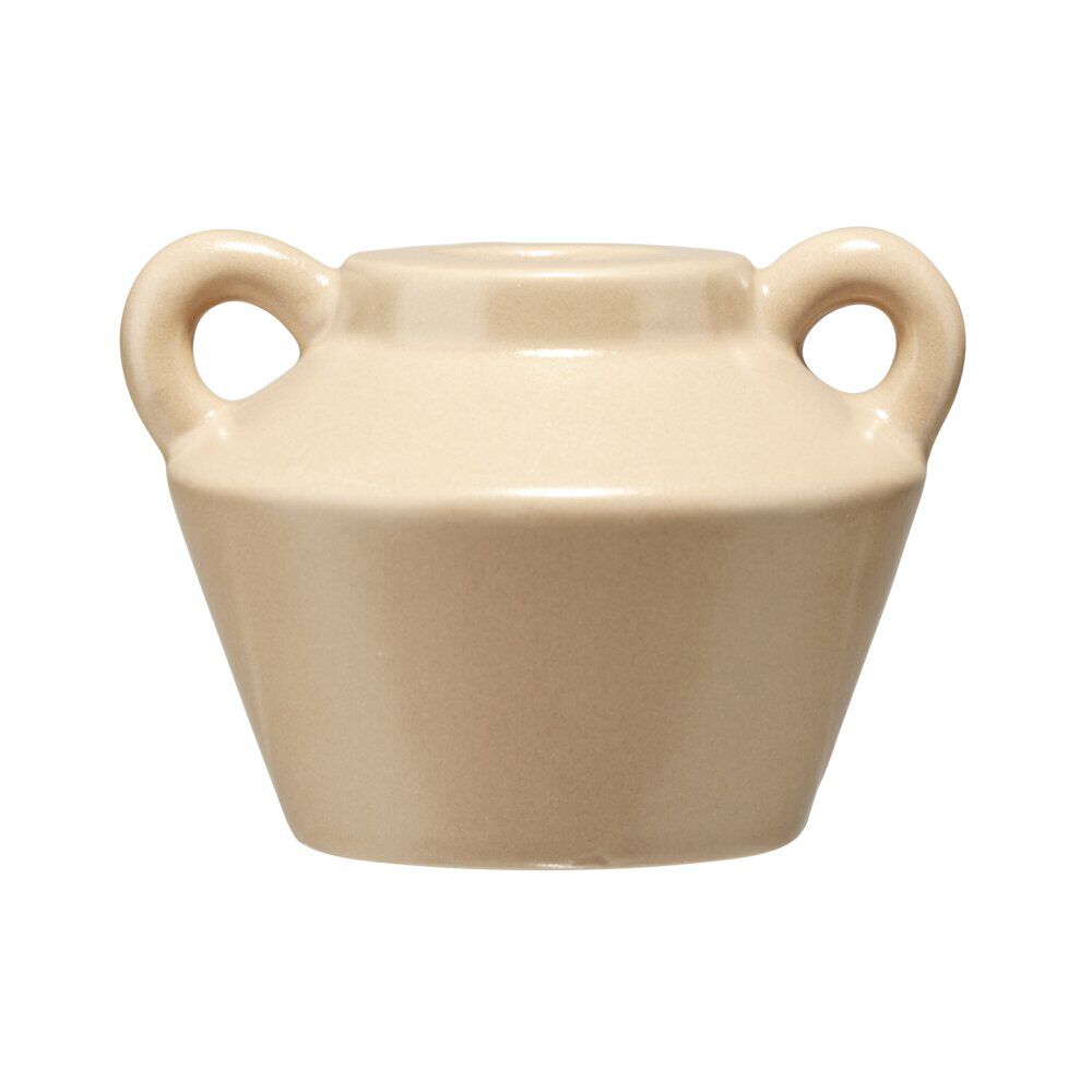 Bougeoir céramique x3 forme amphore Ø8xH6cm