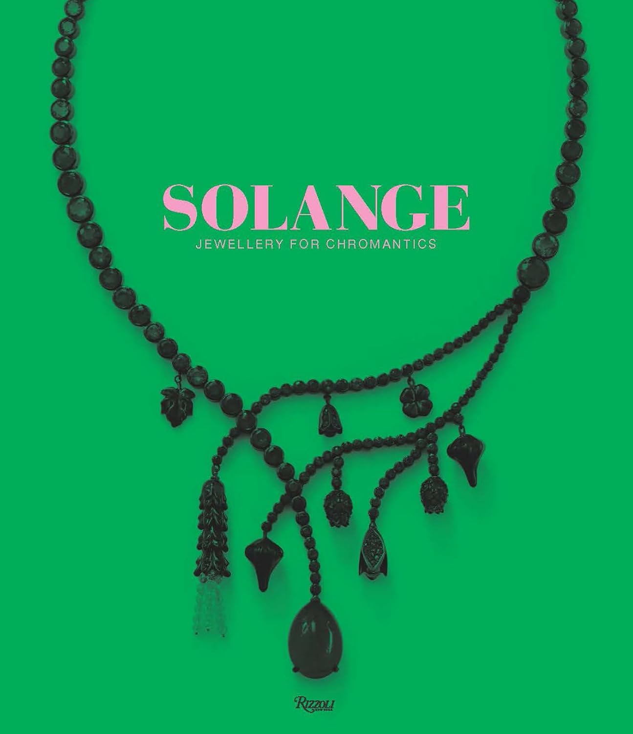 New-Mags koffietafelboek Solange. Jewllery For Chromantic - groen - 25 x 3 x 19