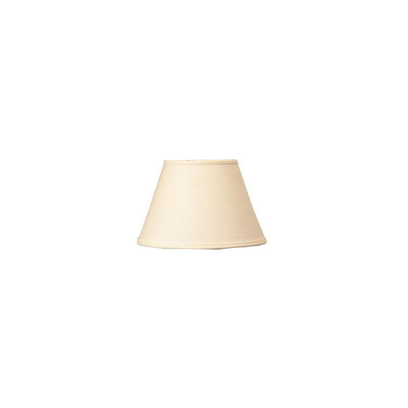Abat-jour Conica Cottage en soie écru Ø 40 cm NIEDERAU