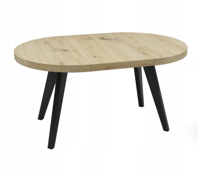 Stół rozkładany okrągły grube nogi ARTISAN 110/210