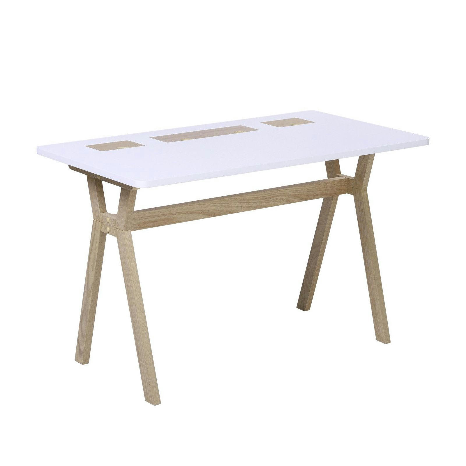 MOBOX - Bureau scandinave 120 cm MOBOX blanc