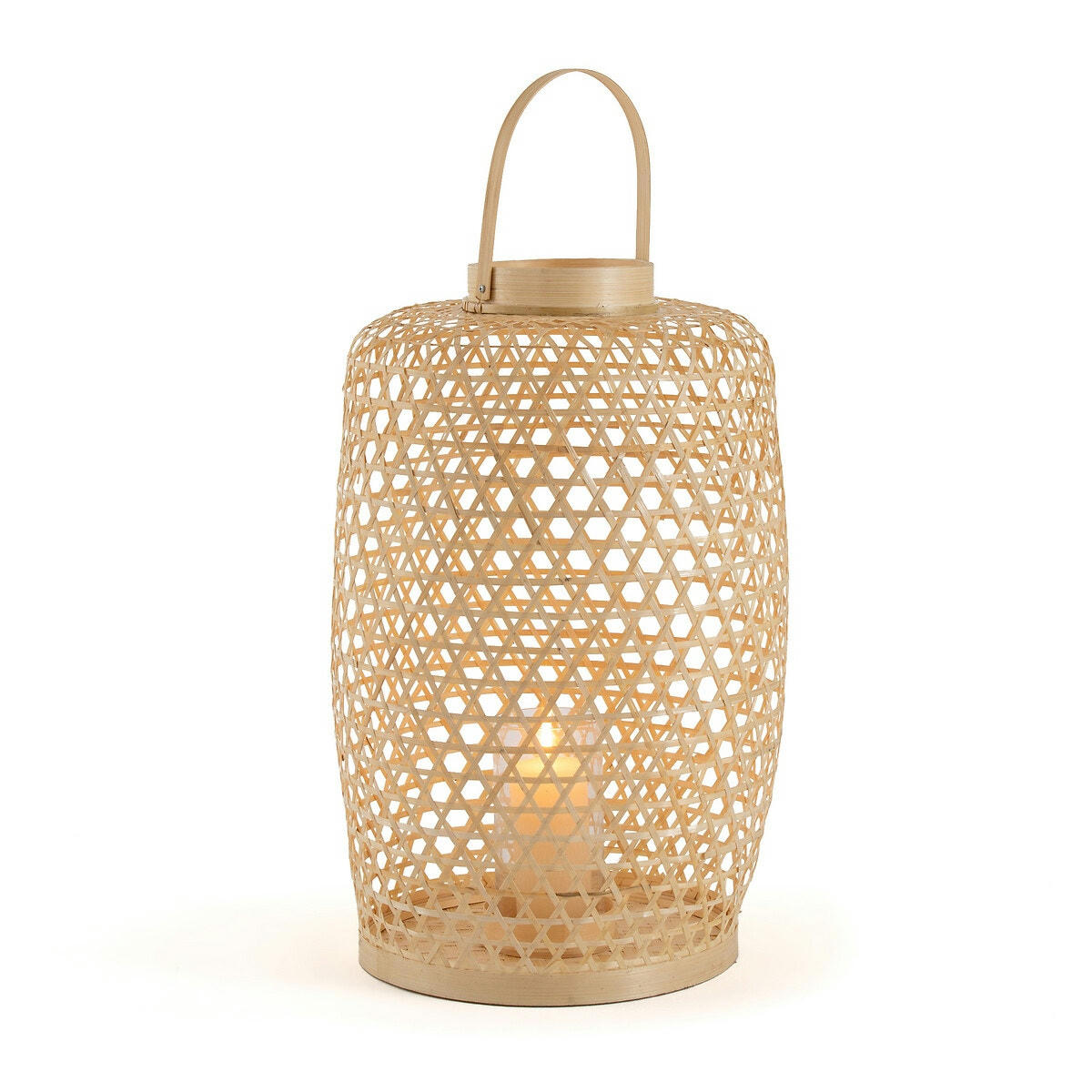 Lanterne en bambou H65 cm Lumi
