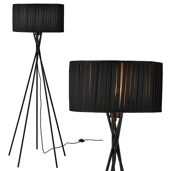 Lampadaire Black Mikado E27 155 Cm Noir lux.pro