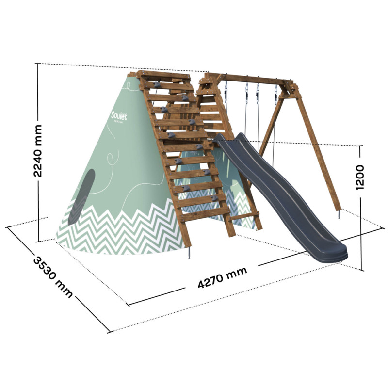 Portique en bois Apollon