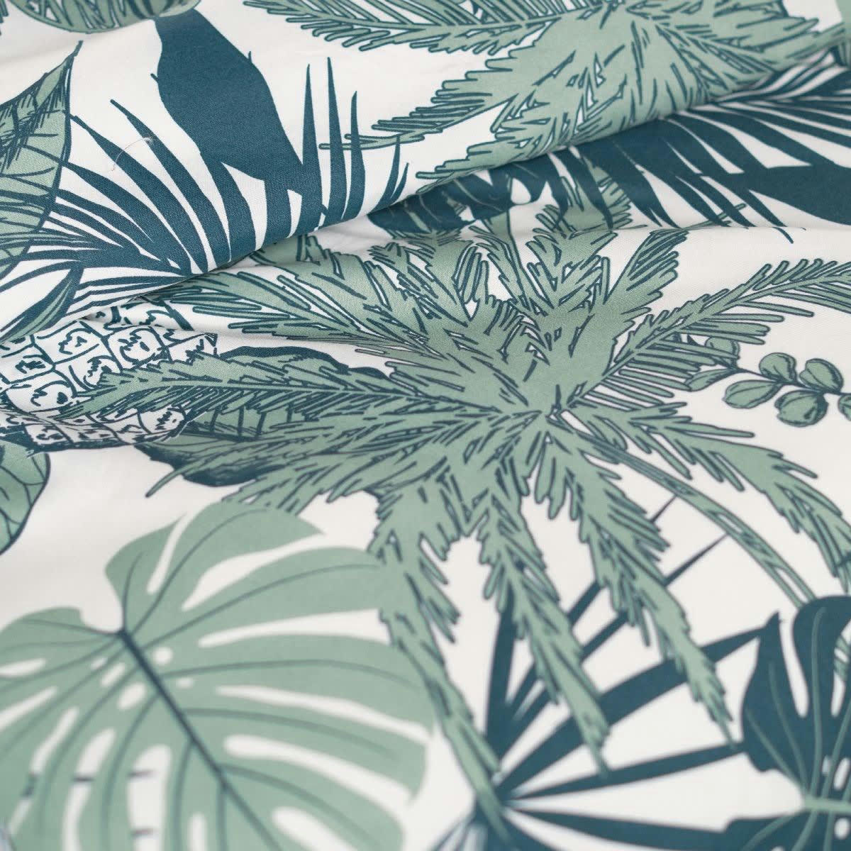 - Parure de lit en Polyester Vert 220x240 cm