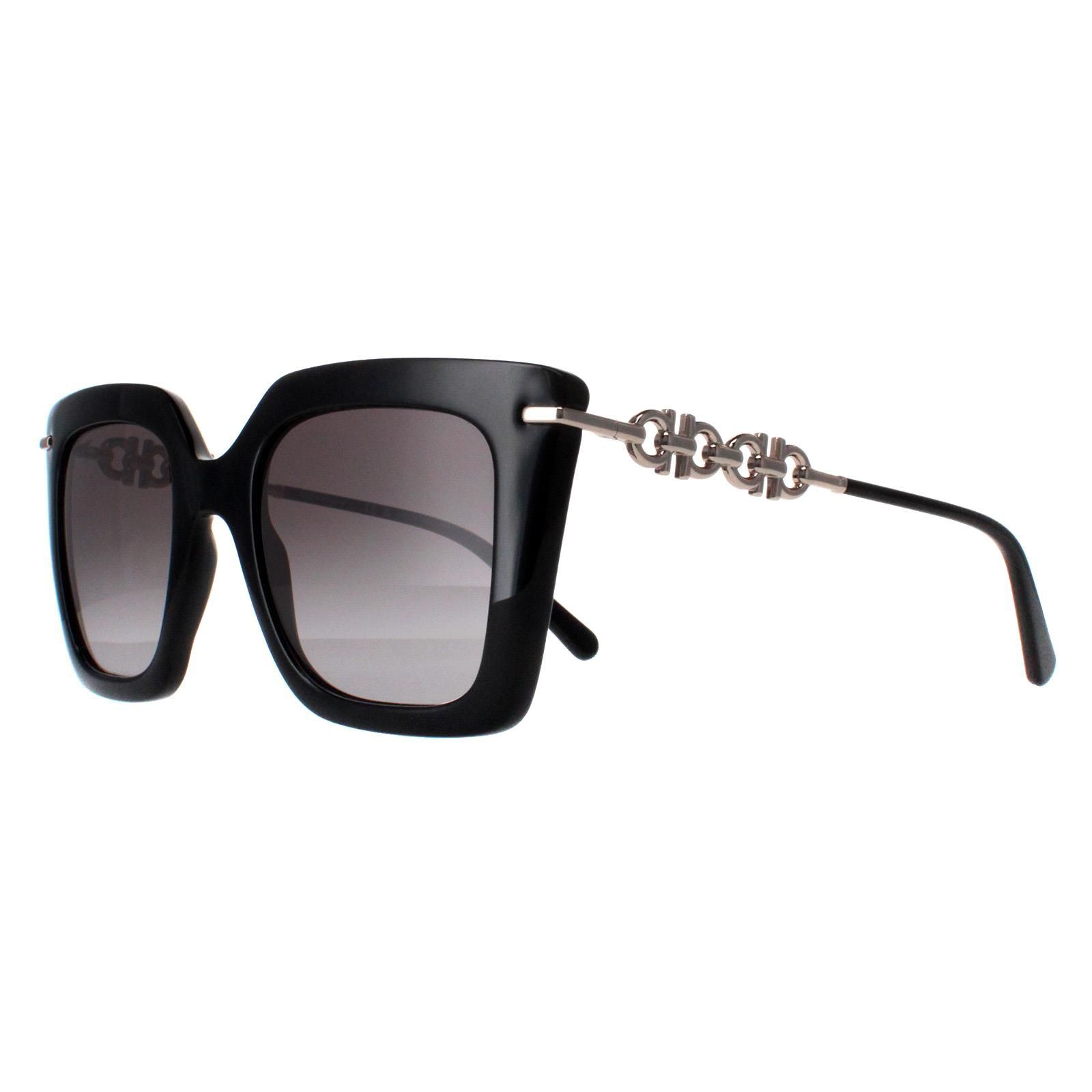 Salvatore Ferragamo Square Black Smoke Gradient SF1041S