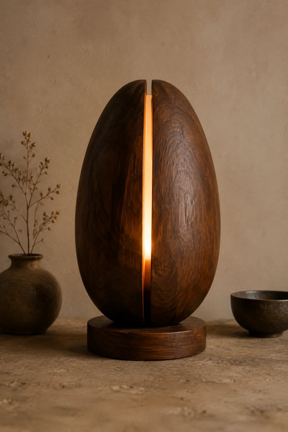 Wooden Art Lamp #WL086