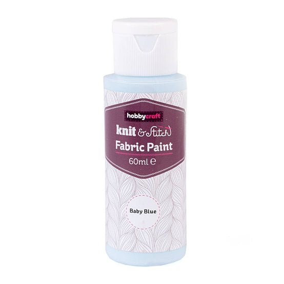 Baby Blue Fabric Paint 60ml