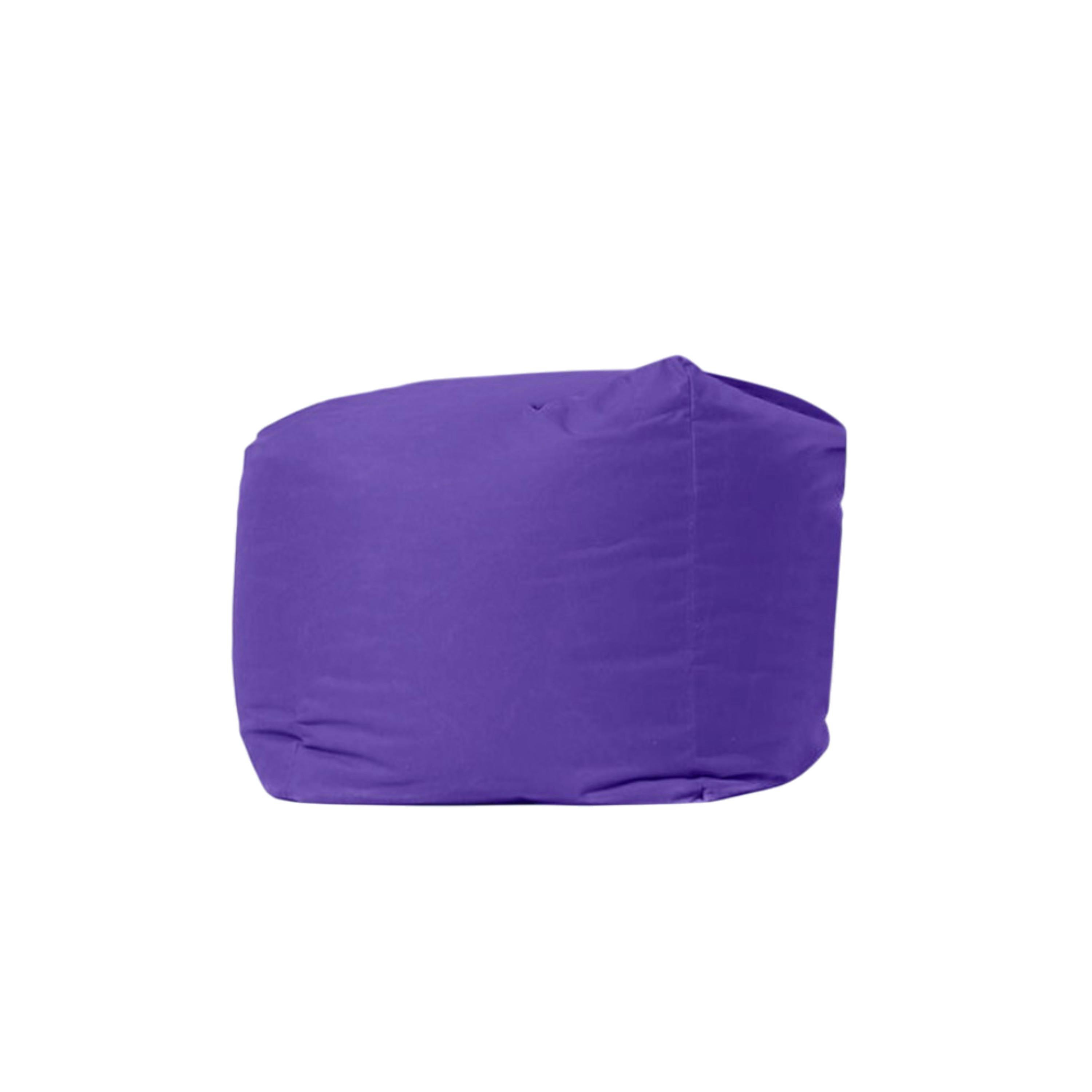 Pouf cube d'extérieur violet ARTA