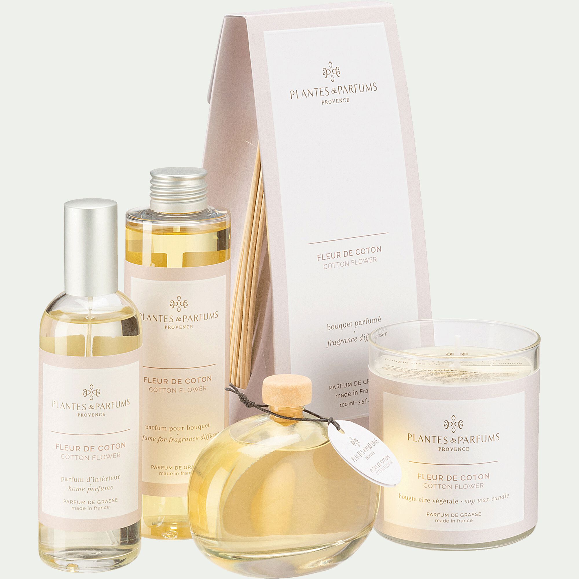 MANON - Diffuseur de parfum senteur Fleur de Coton 100ml