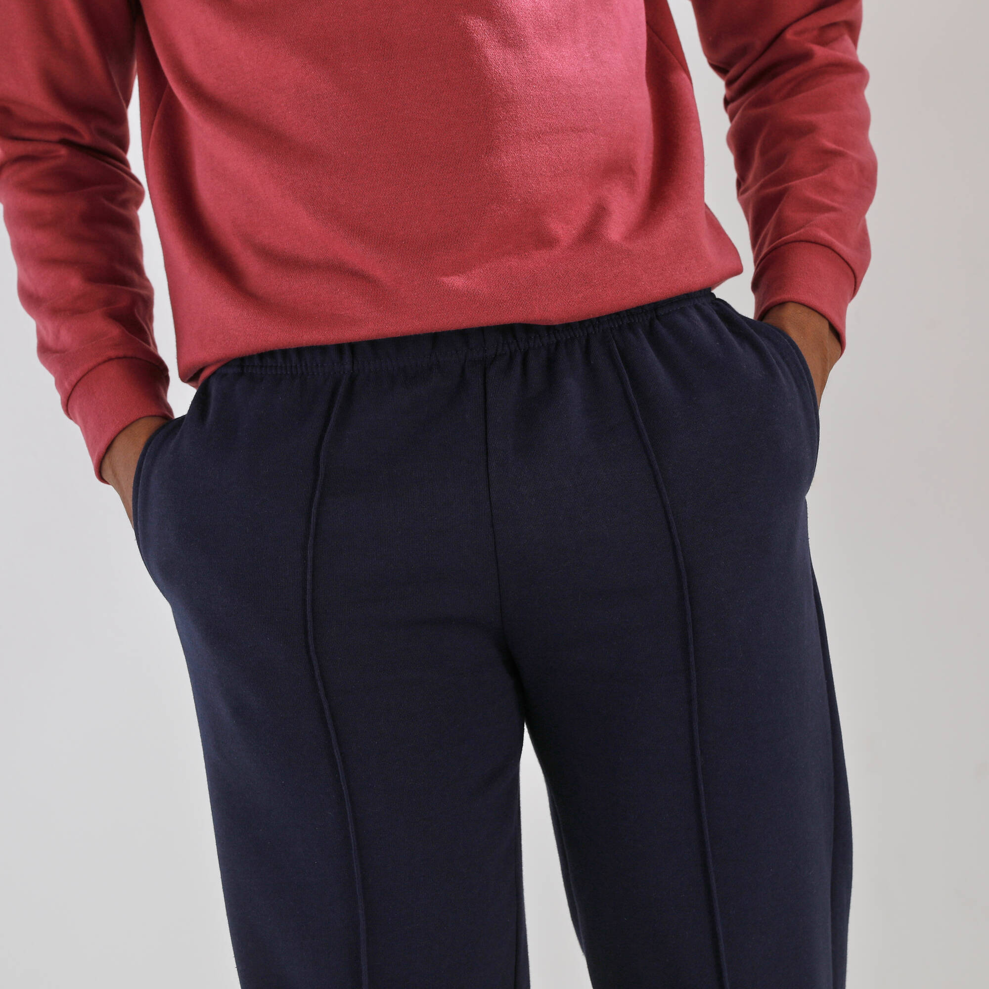 Pantalon loisirs molleton, bas droits