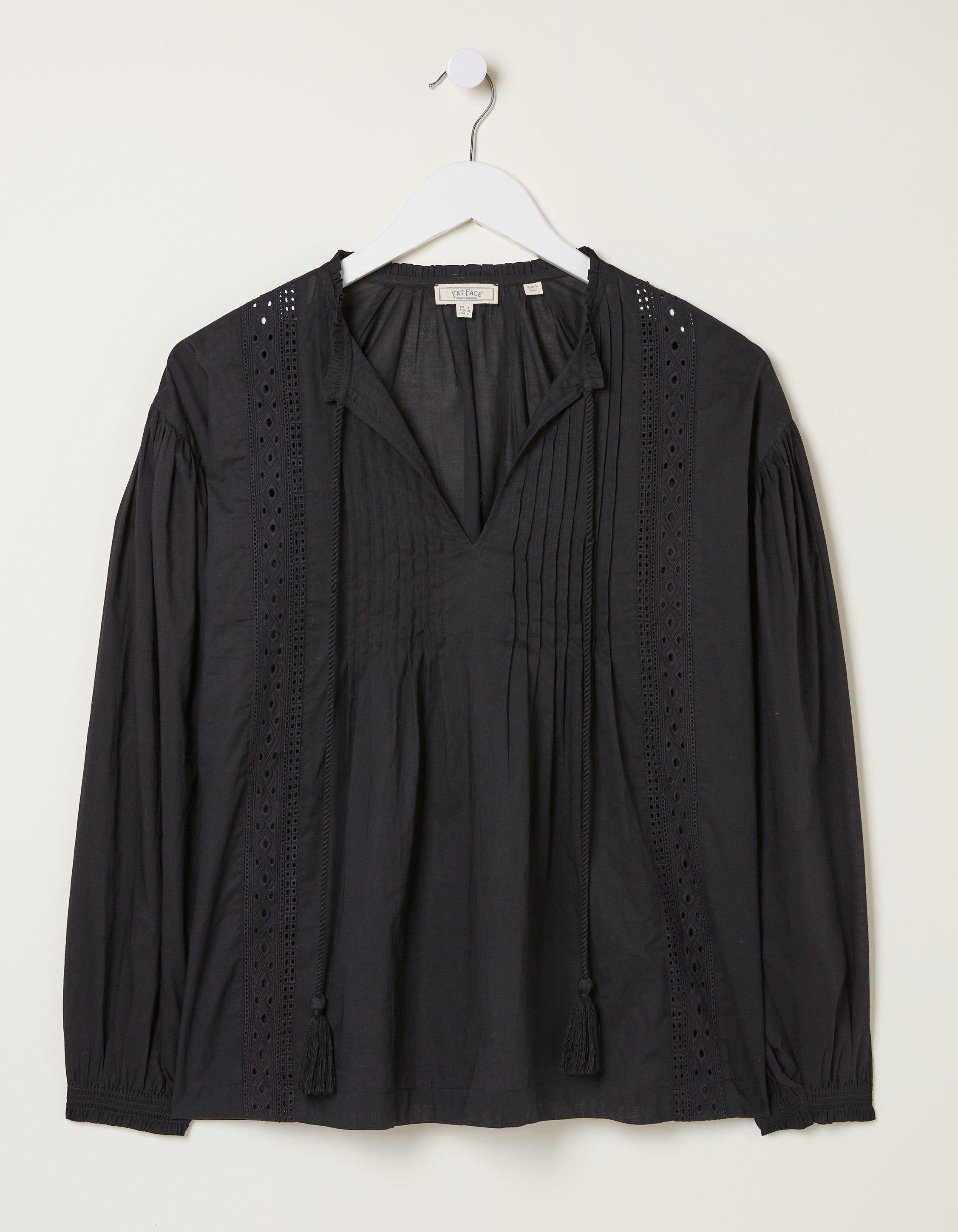 Freya Black Lace Blouse