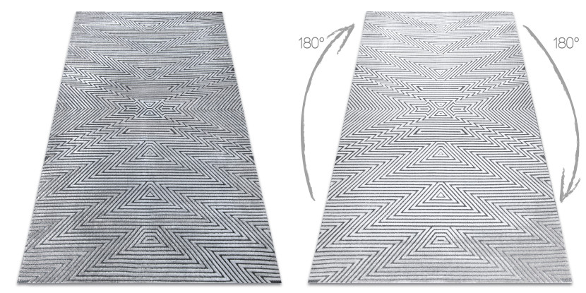 Dywan Strukturalny SIERRA G5013 Płasko tkany, dwa poziomy runa 120x170 cm