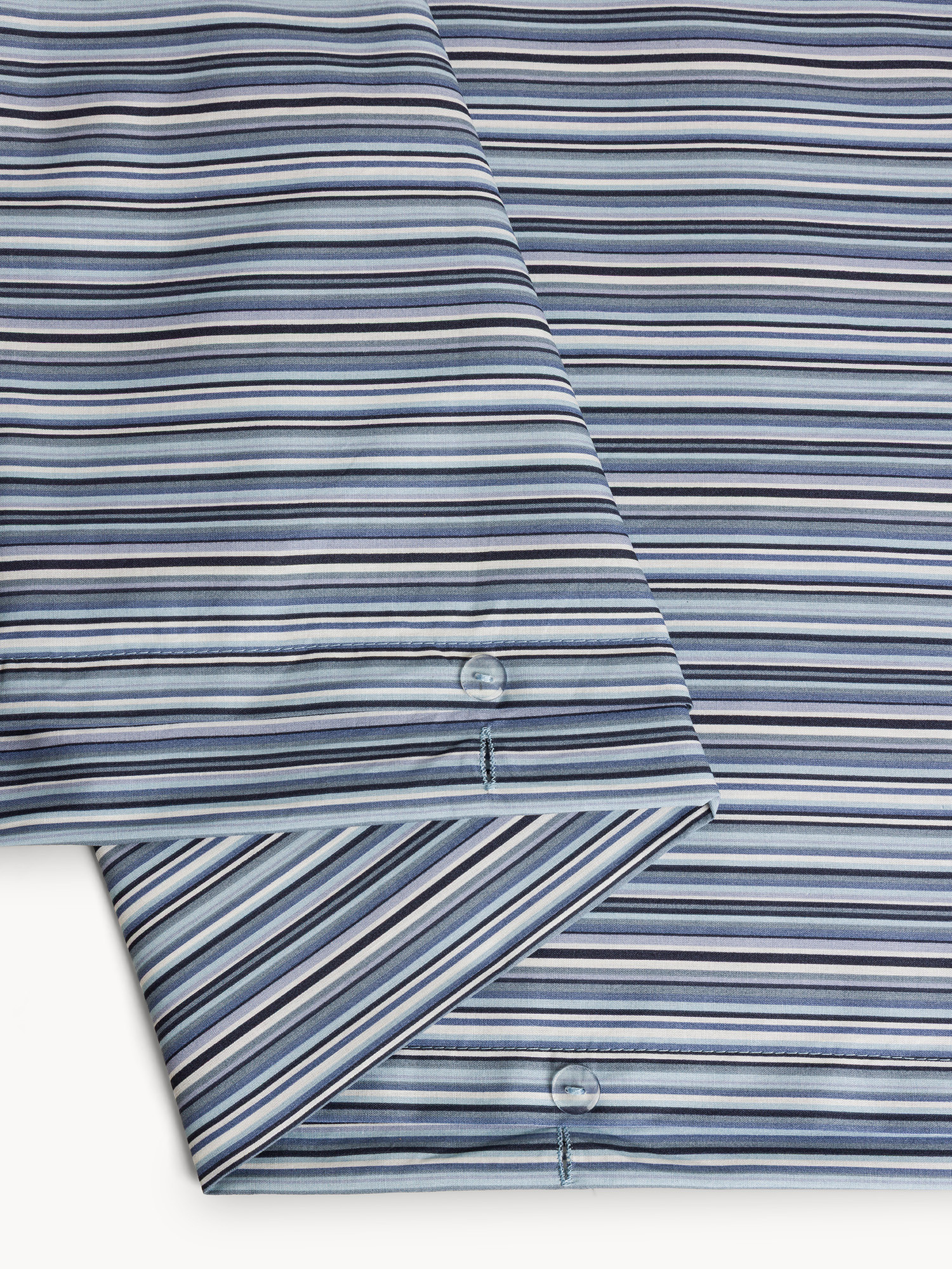 Set copripiumino in puro cotone a righe