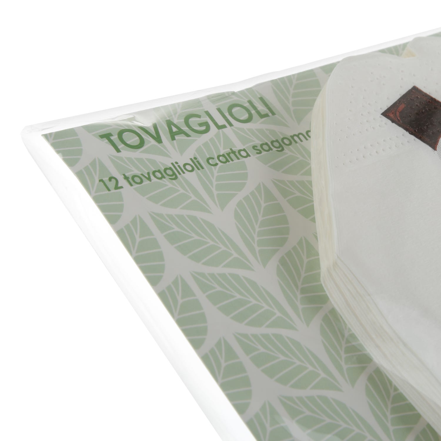 Set 12 tovaglioli gelato al cioccolato in carta