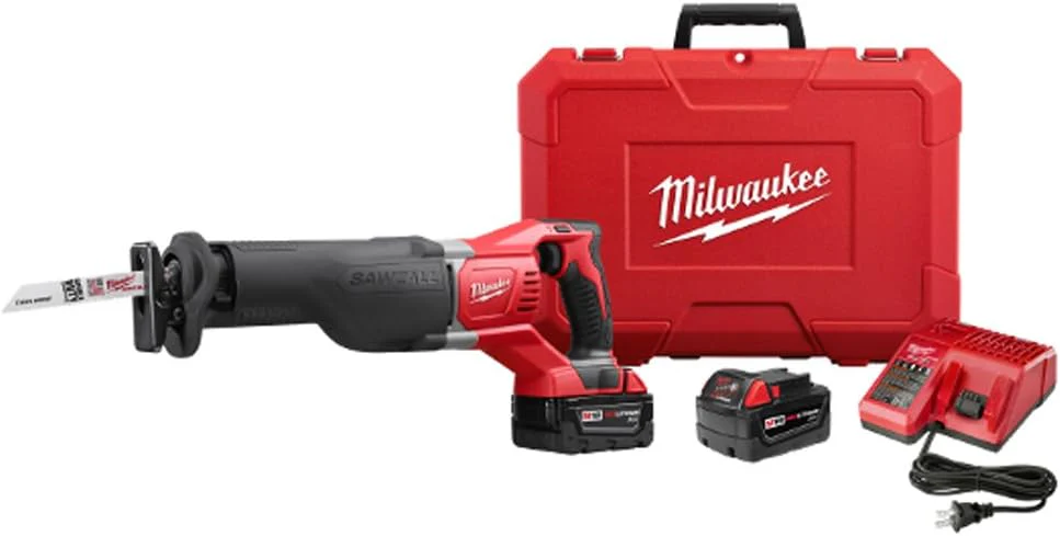 2621-20 M18 18V Lithium Ion Cordless Sawzall 3,000RPM Reciprocating Saw with Quik Lok Blade Clamp and All Metal Gearbox (Bare Tool)(2621-22)