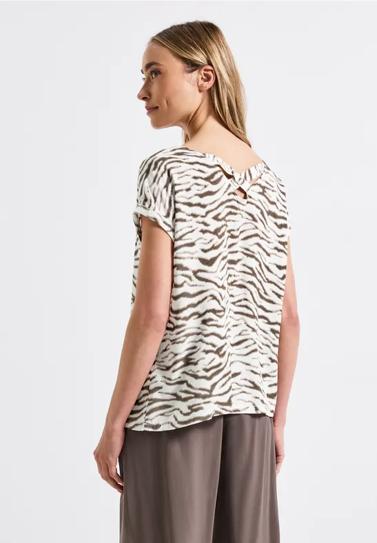 Bluse mit Rückenausschnitt