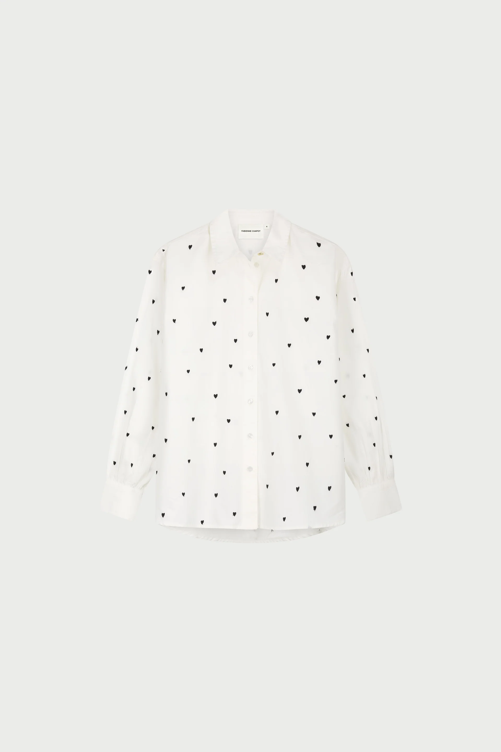 Dina Blouse | Cosy White/Black