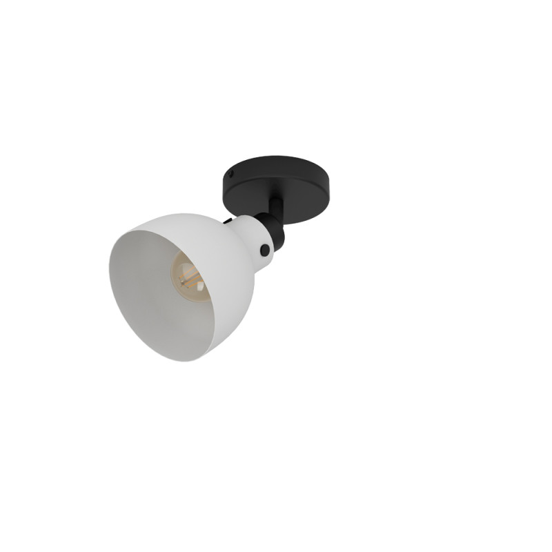 Spot Matlock noir et gris E27 40 W EGLO