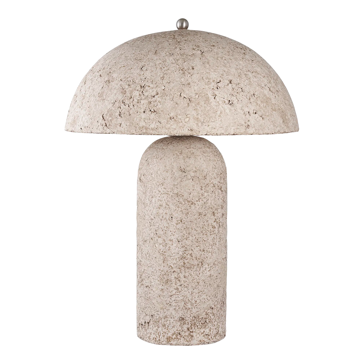 Artichok Florian Papier-Maché Tafellamp - Grijs