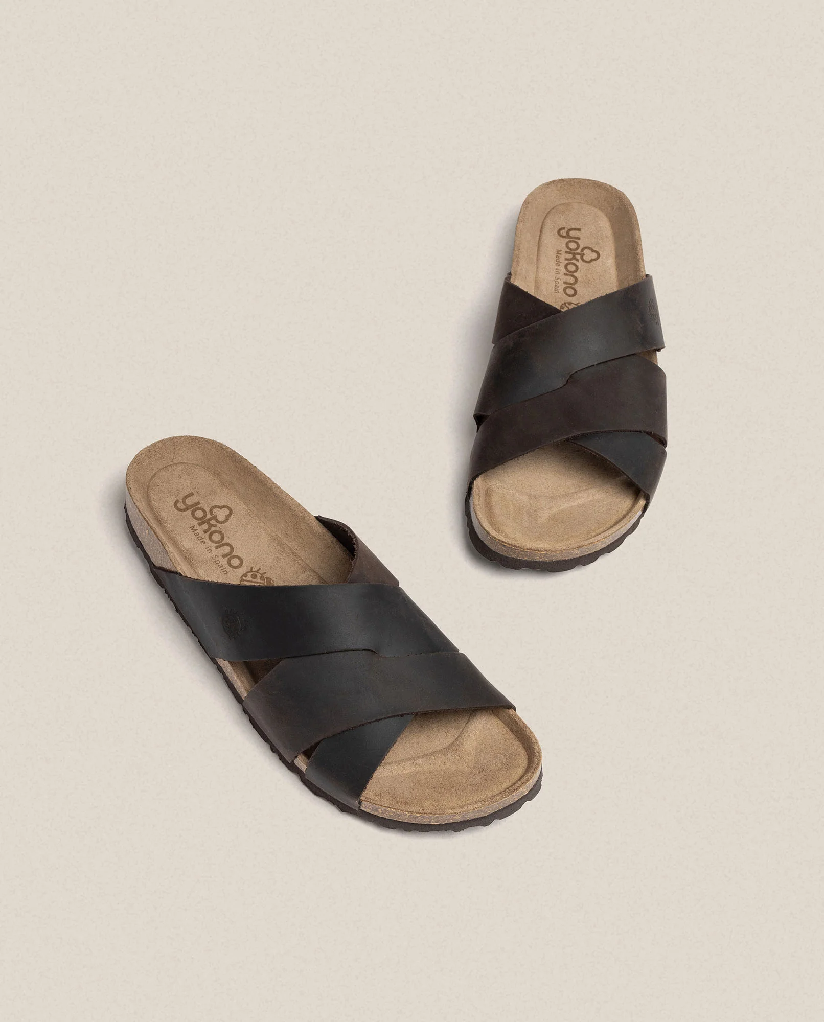 Sandalia plana Macam 217 marron