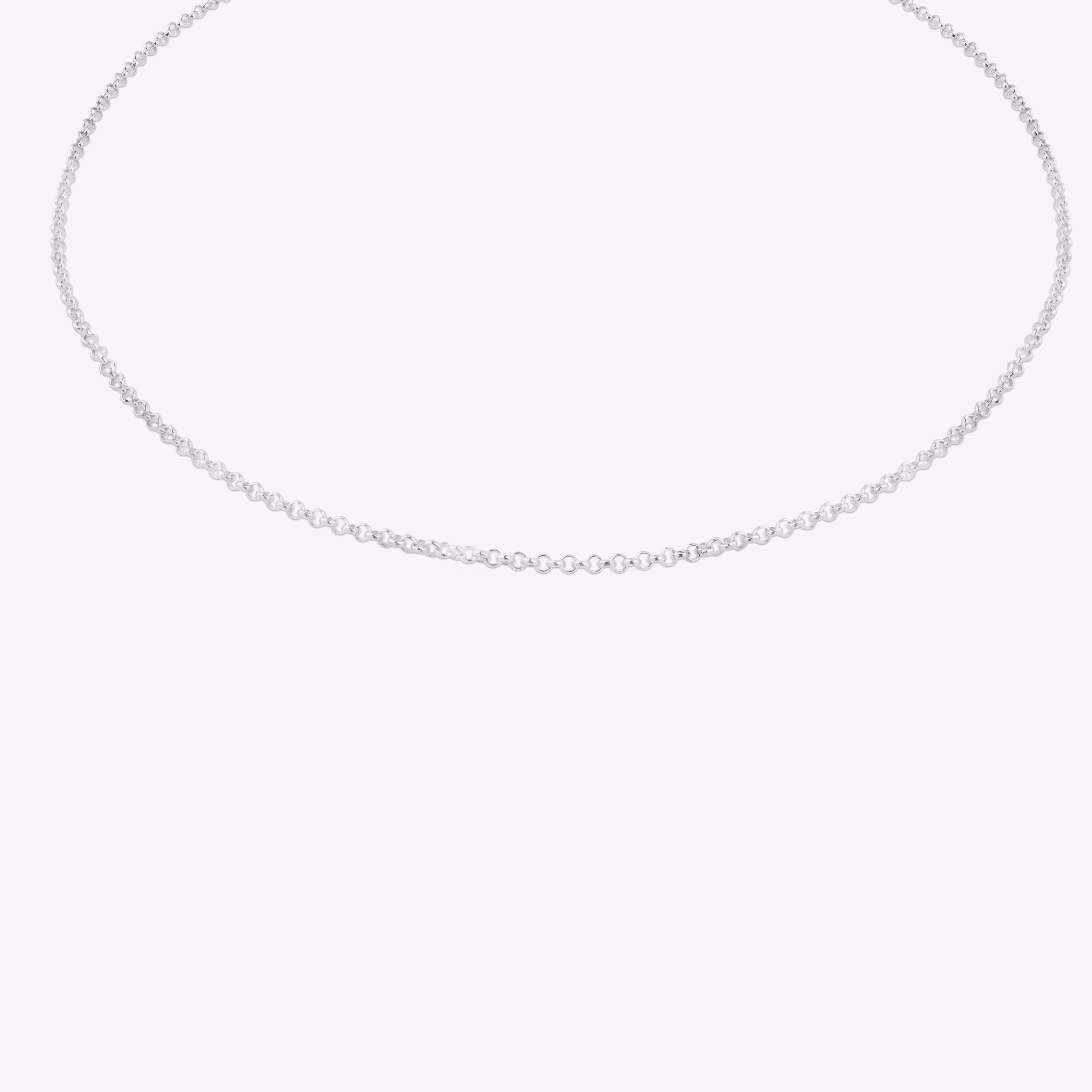 Gargantilla de plata con anillas redondas, 45 cm TOUS Chain