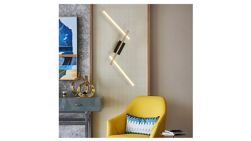 Lampa sufitowa 2-punktowaRimini LED ze ściemniaczem czarna