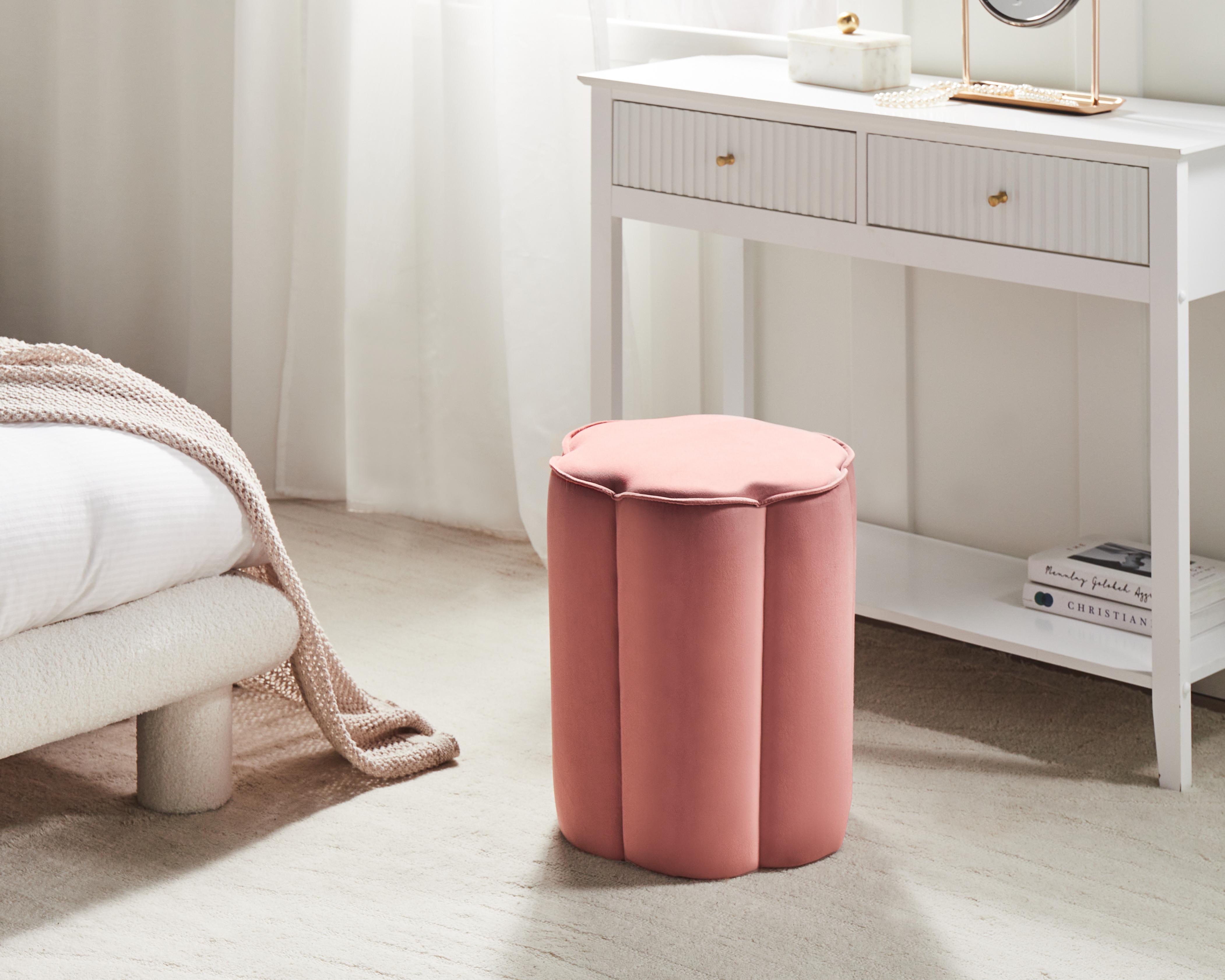 Pouffe TAPPEN Velvet Pink
